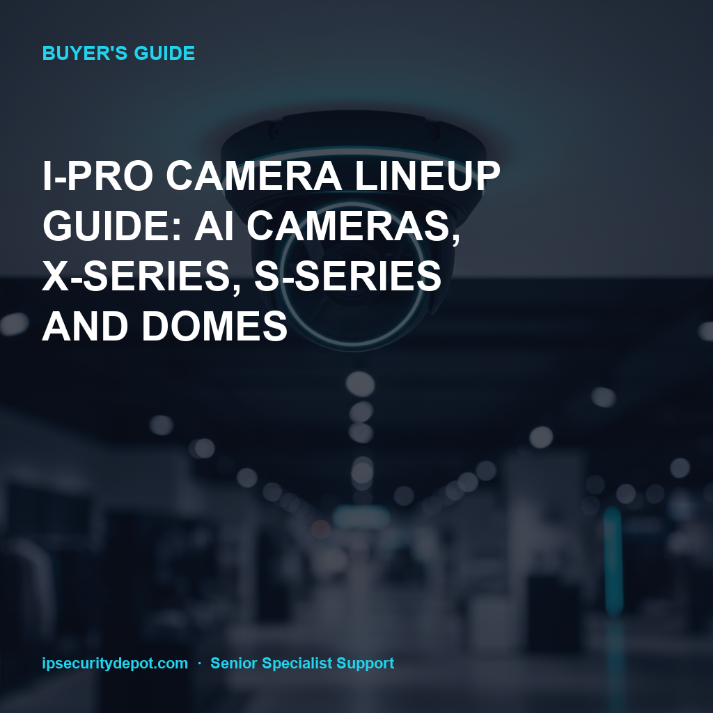 i-PRO Camera Lineup Guide: AI Cameras, X-Series, S-Series and Domes